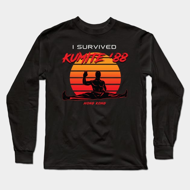 Kumite '88 Long Sleeve T-Shirt by wolfkrusemark